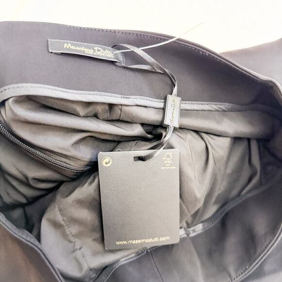 Massimo Dutti Black Rouched Front Pencil Skirt Size 4 NWT - Picture 5 of 5